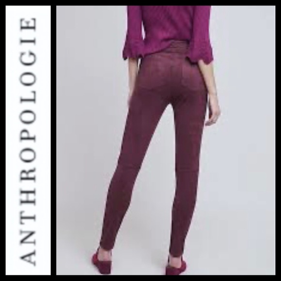 NWOT⭐️HP⭐️Anthro Sanctuary Hi-Rise Faux Suede Legging - Picture 2 of 11